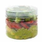 Disposable mason jar with plastic lid