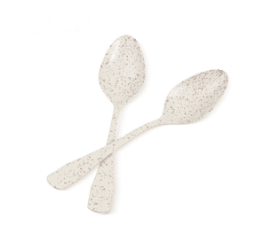 Wheat Plastic Mini Spoons Disposable Silverware