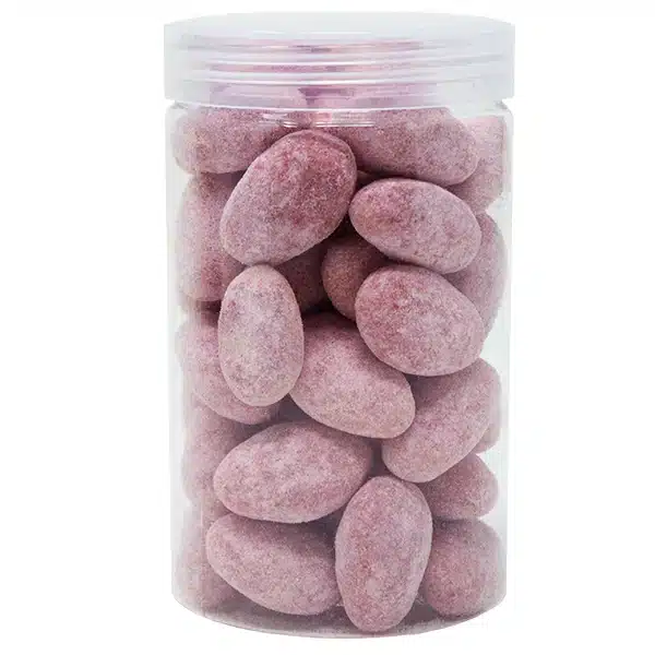 Plastic Mason Jar Bottle with Clear Lid Mini Tube Jar