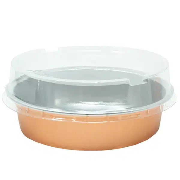 Rose gold aluminum cups for buffets